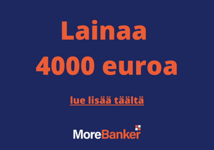 Lainaa 4000 euroa